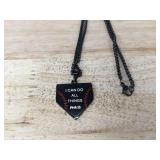 US Flag Shield Pendant Necklace & Dad Pendant - Brand New