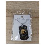 US Flag Shield Pendant Necklace & Dad Pendant - Brand New