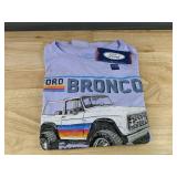 Ford Bronco Surf Graphic Tee Purple X-Large - Brand New