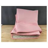 Pink Play Mat Solid Pink with White Floral Dot Pattern - Brand New