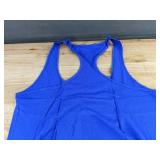 3 Semath Workout Tank Tops Blue, Orange, Magenta Size XL - Brand New