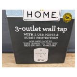 3 Complete Home 3-Outlet Wall Tap - Brand New