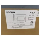 6 LIGHTNUM LED Step Lights Brown - Brand New