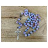2 Beaded Bracelets and Cross Rosary - Brand New