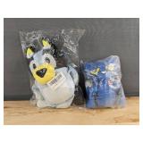 Bluey Plush 10-Inch & Pete the Cat - Brand New