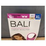 2 Bali Comfort Revolution Wirefree Bras XL, White and Nude - Brand New