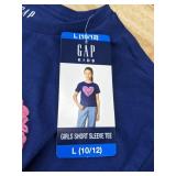 3 GAP Kids Girls Short Sleeve Tees Size L (10/12) - Brand New
