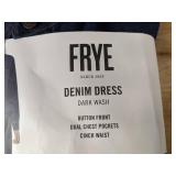 Frye Denim Dress, Dark Wash, Size XL - Brand New