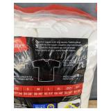 6 Hanes Tagless White T-Shirts Men