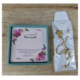 Stainless Steel I Initial Bracelet, Gold in Color - Brand New