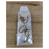 Stainless Steel I Initial Bracelet, Gold in Color - Brand New