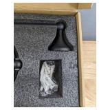 Bathroom Hardware Set, Black - Brand New