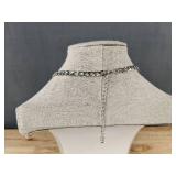 Star Charm Layered 3 Necklace Set - Silver Tone With Pendant & Beads - Brand New