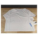 Colette Love Sports Shirt Large Black and Members Mark Cropped Tee Large White - Brand New