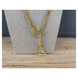 23" Heart Necklace & 8 Pairs of Earrings - Brand New