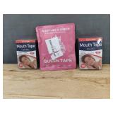 240 Sleep Sloth Mouth Tape Strips and 30 Piece Queen Tape - Brand New