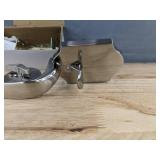 Door Lever Lockset With Latch, Strike Plate & Keys - Brand New