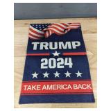 Trump Red Hat, 2 Trump Flags & Trump/Vance Flag - Brand New