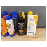 14 Sunscreens: Banana Boat & Coppertone & Hawaiian Tropic & Neutrogena & CeraVe - New