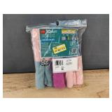 7 Hanes Girls Tagless Briefs - Cotton Stretch - Size 8 - Brand New