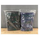 Blue Body Pillow Case 20"x54" & 2 Black Queen Size Pillow Cases - Brand New