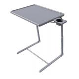HUANUO TV Tray Table - Adjustable Height Desk with Cup Holder - New *L
