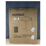 HUANUO TV Tray Table - Adjustable Height Desk with Cup Holder - New *L