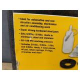 Klutch Air Hydraulic Riveter Kit 60-100 PSI, Rivets & Accessories - New *L