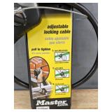 Master Lock Adjustable Locking Cable 22" - Brand New *L