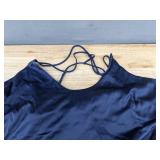 Auden Sleepwear Navy Satin Slip Dress - Women