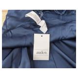 Auden Sleepwear Navy Satin Slip Dress - Women