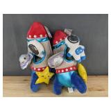 Moon and Stars Plush, Learning Plush Book and Dancing Dog Plush  - Brand New
