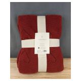 Threshold Red Throw 50" x 60" - Brand New