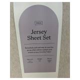 Threshold Jersey Twin Sheet Set - 100% Cotton Jersey Knit Bedding - Brand New