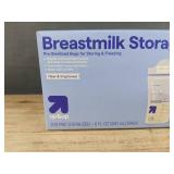 200 Up & Up Breastmilk Storage Bags, 6 Fl Oz - Brand New