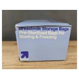 200 Up & Up Breastmilk Storage Bags, 6 Fl Oz - Brand New