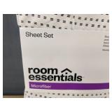 Room Essentials Microfiber Sheet Set Twin/Twin XL - Brand New