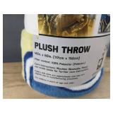 Disney Star Wars Mandalorian Plush Throw 46in x 60in - Brand New