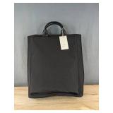 A New Day Backpack Black Faux Leather, Gold Tone Hardware - Brand New