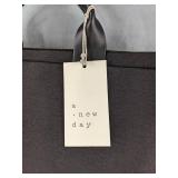 A New Day Backpack Black Faux Leather, Gold Tone Hardware - Brand New