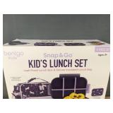 Bentgo Kids Snap & Go Leak-Proof Unicorn Lunch Set - Brand New