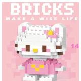 Sanrio Hello Kitty and Friends Building Bricks Toy Figures, 6 Total Character Sets - Brand New
