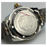 Zodiac Professional 200 Meters Stainless Steel Watch with Box