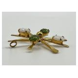 12k Gold Winard Brooch Pendant