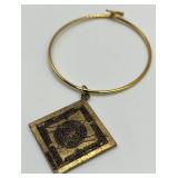 1969 Inaugural Ball Commemorative Bracelet with Square Medal