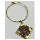 1969 Inaugural Ball Commemorative Bracelet with Square Medal