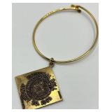 1969 Inaugural Ball Commemorative Bracelet with Square Medal