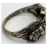 Sterling Silver Eagle Ring Size 12