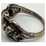 Sterling Silver Eagle Ring Size 12