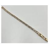 Swarovski Gold-Tone Tennis Bracelet